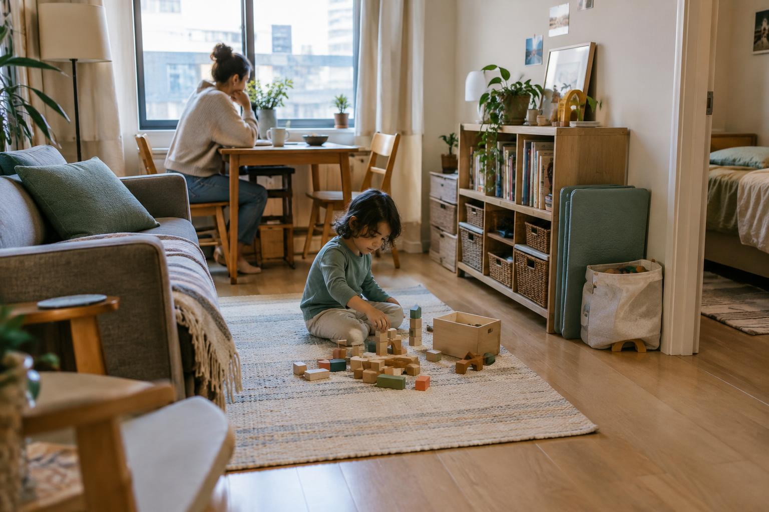 Making Space for Children in a Small Home