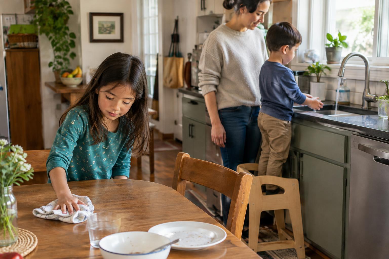 Creating a Handwashing and Cleanup Routine Around Meals