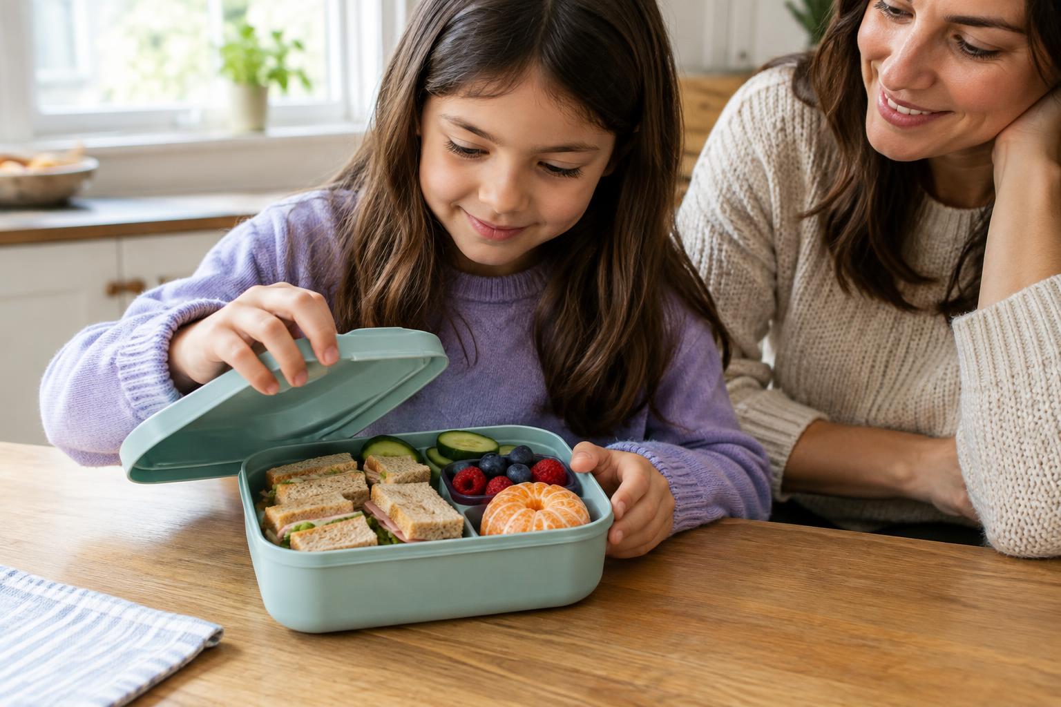 Packing School Lunches Children Can Open and Eat Independently