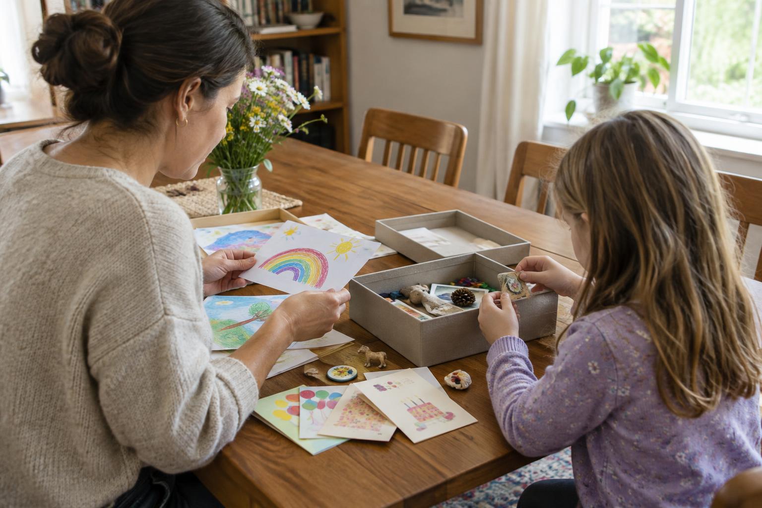 Creating a Home for Family Keepsakes Without Saving Everything